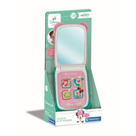 Clementoni - Telefon flip Minnie Mouse care dezvolta abilitatile motorii fine si simtul tactil - imagine 7